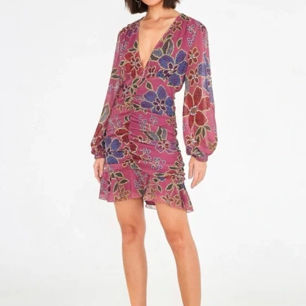 Farm Rio Women’s Multi Color long sleeve dress